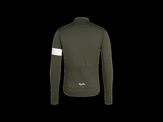 Rapha Core Thermal Long Sleeve Dark Green/White