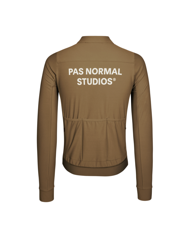 Pas Normal Studios Essential  S Long Sleeve Jersey - Ash Brown 