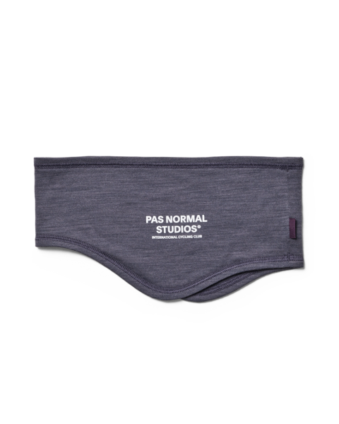 Pas Normal Studios Logo Merino Headband Steel