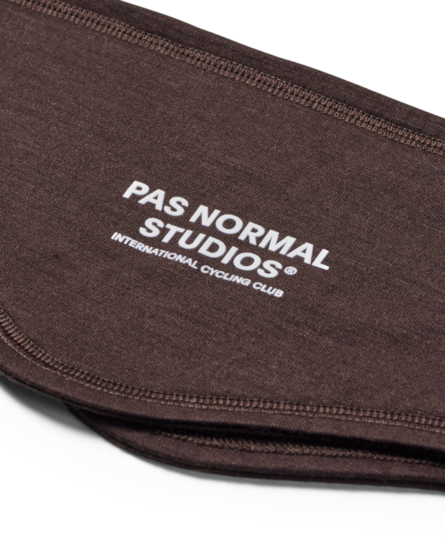 Pas Normal Studios Logo Merino Headband Light Brown 