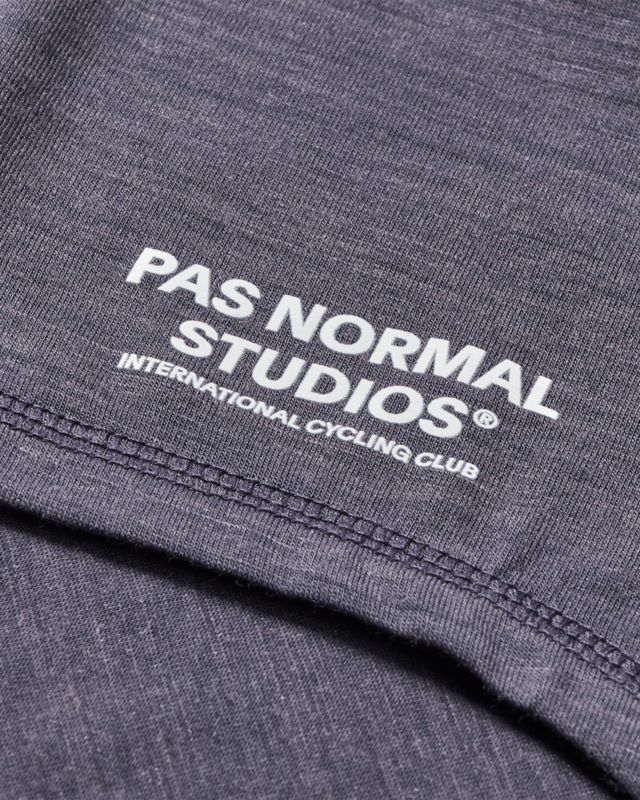 Pas Normal Studios Logo Merino Necktube Steel 