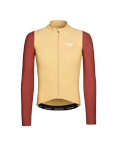 Pas Normal Studios Mechanism L Long Sleeve Jersey - Camel/Maroon