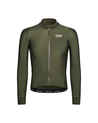Pas Normal Studios Mechanism Thermal Long Sleeve Jersey - Dark Olive
