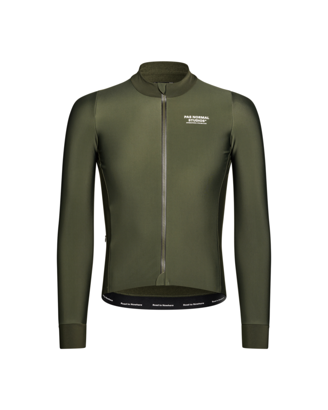 Pas Normal Studios Mechanism Thermal S Long Sleeve Jersey - Dark Olive 