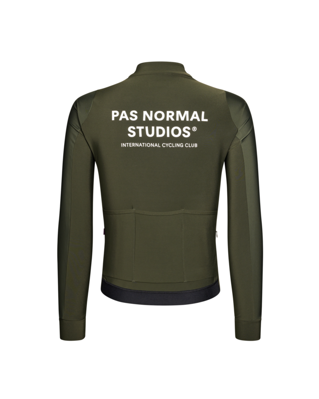 Pas Normal Studios Mechanism Thermal S Long Sleeve Jersey - Dark Olive 