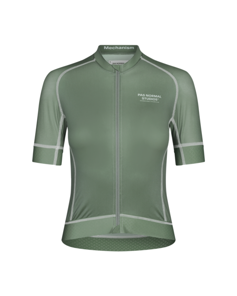 Pas Normal Studios Womens Mechanism Jersey - Khaki Green