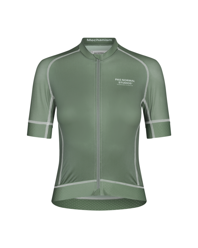 Pas Normal Studios Womens Mechanism XS Jersey - Khaki Green 