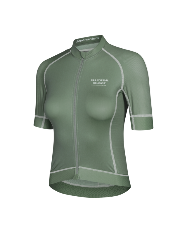 Pas Normal Studios Womens Mechanism XS Jersey - Khaki Green 
