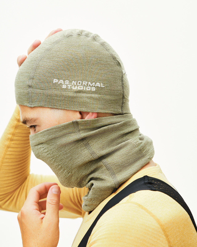 Pas Normal Studios Logo Merino Beanie Earth 