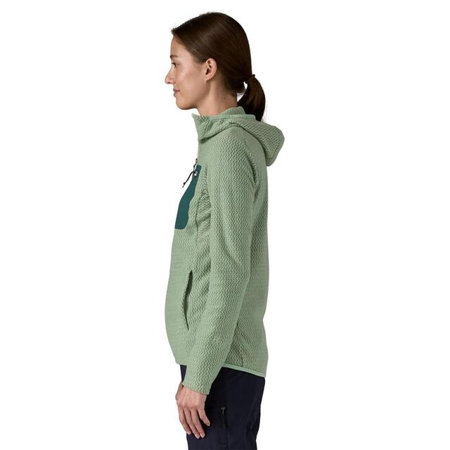 Patagonia R1 Air Full-Zip Hoody Dame M Ellwood Green 