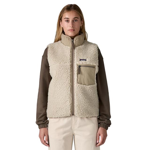 Patagonia Classic Retro-X Vest Dame M Natural 