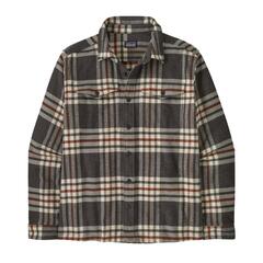 Patagonia Fjord Flannel Shirt Herre L Cinb Catch: Ink Black