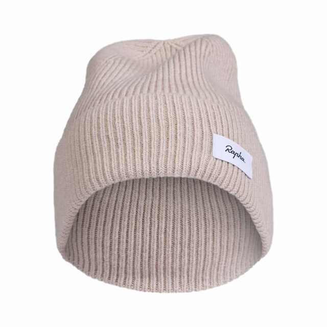 Rapha Merino Beanie - Stone/White 