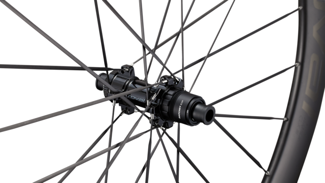 Roval Rapide CLX III - Rear Satin Carbon/gloss Black 