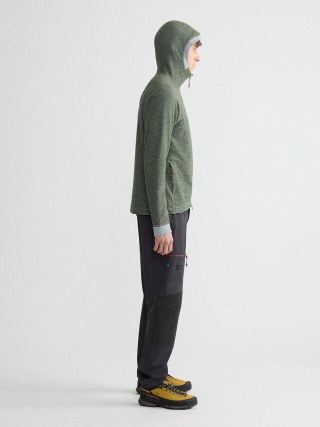 Klättermusen Hödur Hooded Zip Herre M Burnt Olive 