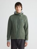 Kl&#228;ttermusen H&#246;dur Hooded Zip Herre L Burnt Olive