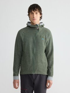 Kl&#228;ttermusen H&#246;dur Hooded Zip Herre M Burnt Olive