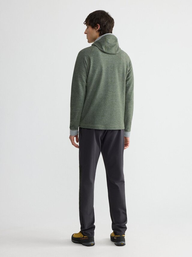 Klättermusen Hödur Hooded Zip Herre M Burnt Olive 