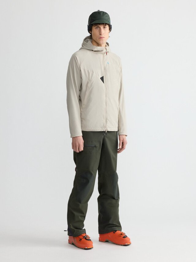 Klättermusen Drifa Hood Jacket Herre S Fossil Tan 