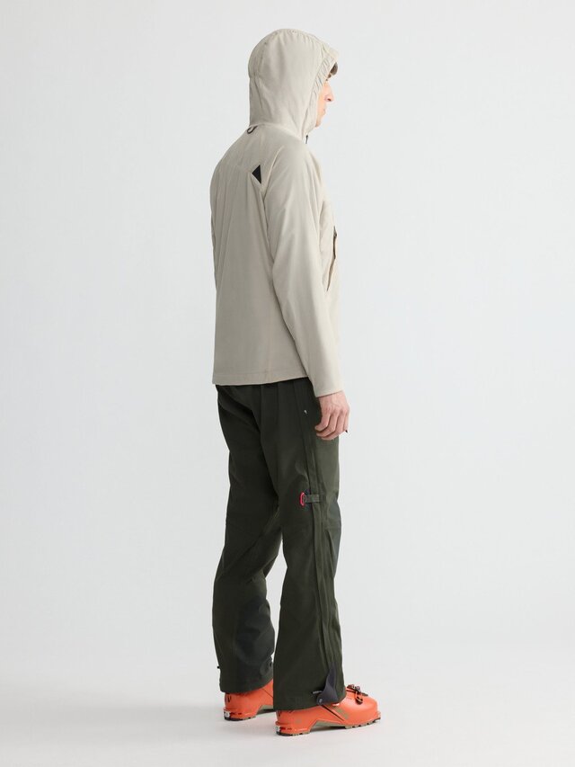 Klättermusen Drifa Hood Jacket Herre S Fossil Tan 
