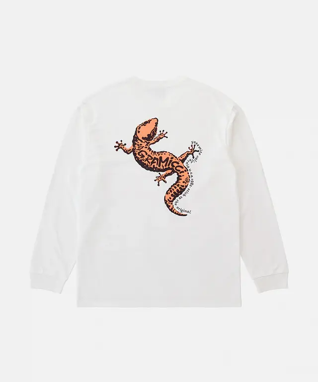 Gramicci Gecko L/S Tee M White 