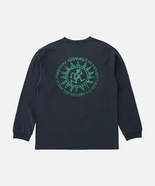 Gramicci Sun L/S Tee Navy Pigment