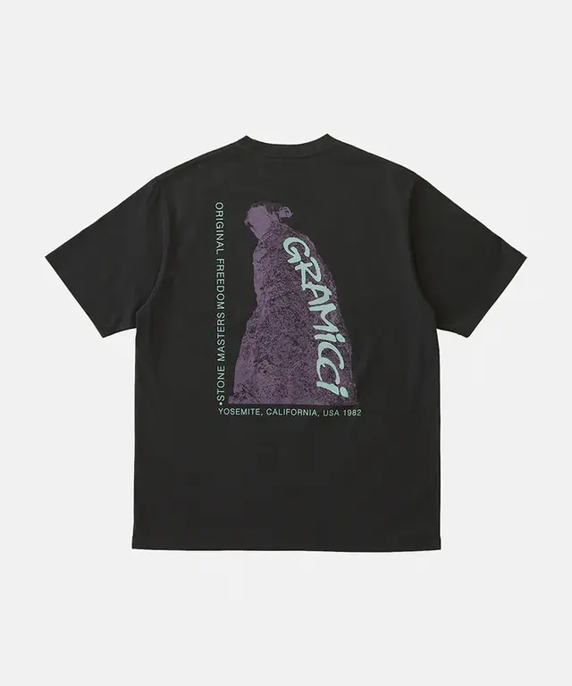 Gramicci Stonemasters Tee M Vintage Black 