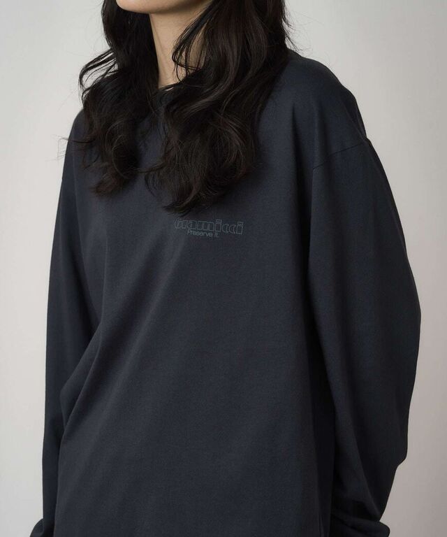 Gramicci Trouttail L/S Tee M Vintage Black 