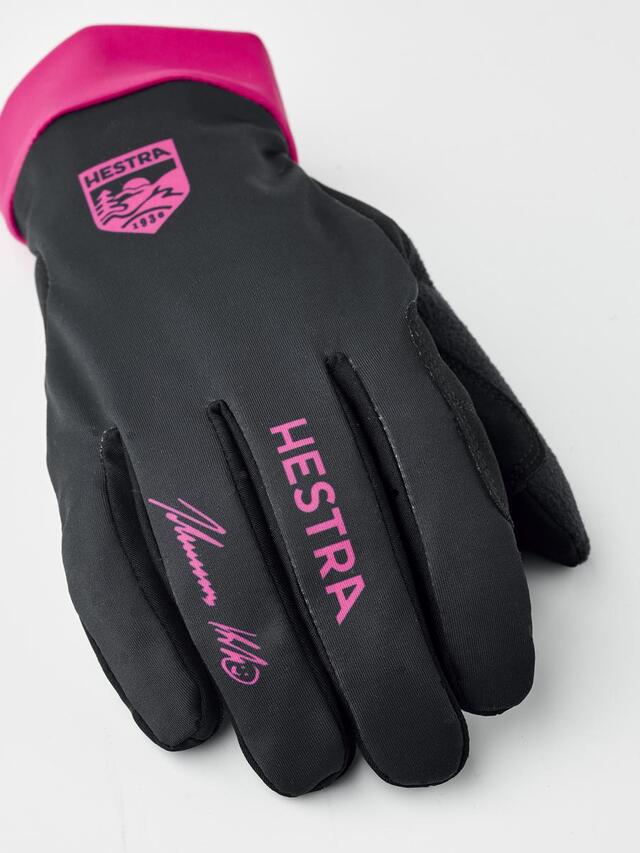 Hestra Klaebo Pro Model - 5 Finger 11 Black/Orchid 