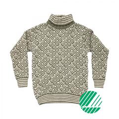 Devold Svalbard Wool High Neck M Olive/Offwhite