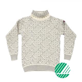 Devold Svalbard Wool High Neck Offwhite/Grey