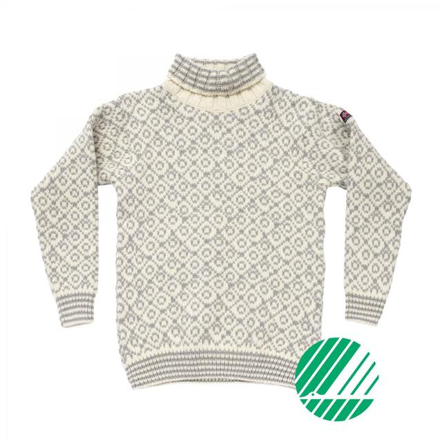Devold Svalbard Wool High Neck M Offwhite/Grey 