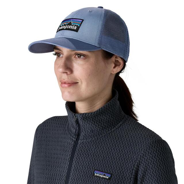 Patagonia P-6 Logo Lopro Trucker Hat Barnacle Blue 