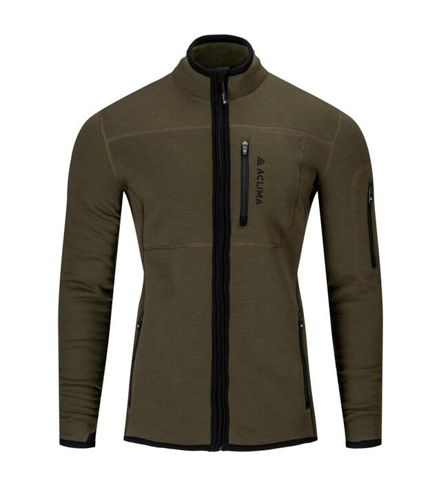 Aclima Fleecewool V2 Jacket Herre M Tarmac 