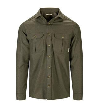 Aclima Reborn Woolshirt Herre Forest Melange