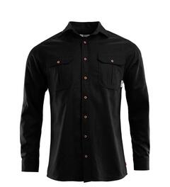 Aclima Reborn Woolshirt Herre L Dark Grey Melange