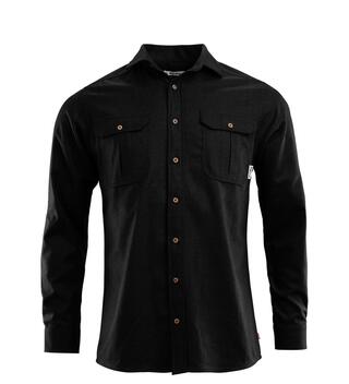 Aclima Reborn Woolshirt Herre Dark Grey Melange