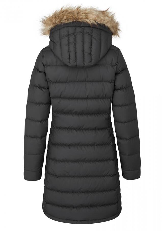Rab Deep Cover Parka Dame 12 Black 