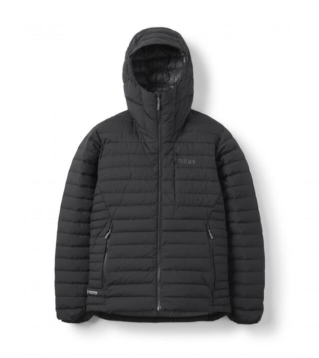 Rab Microlight Windstopper Hoody Herre L Black 