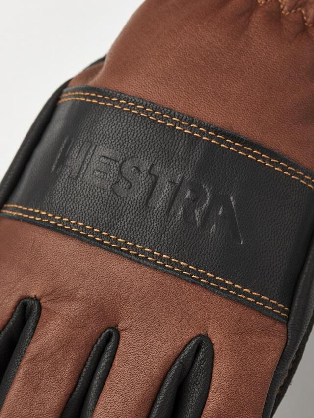 Hestra Fält Guide Glove - 5 Finger 9 Brown/Black 
