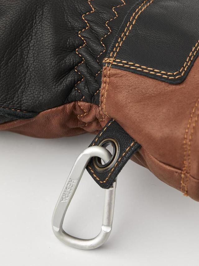 Hestra Fält Guide Glove - 5 Finger 9 Brown/Black 