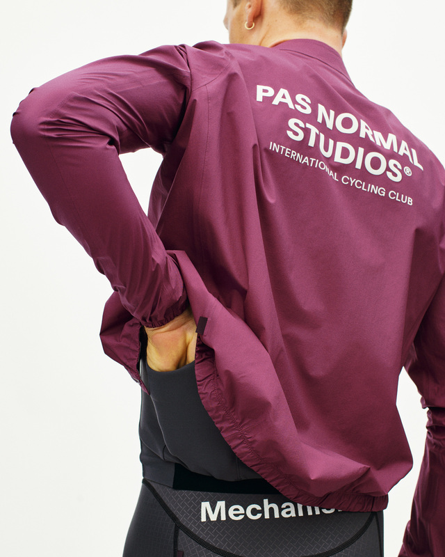 Pas Normal Studios Mechanism Pertex S Rain Jacket - Plum 