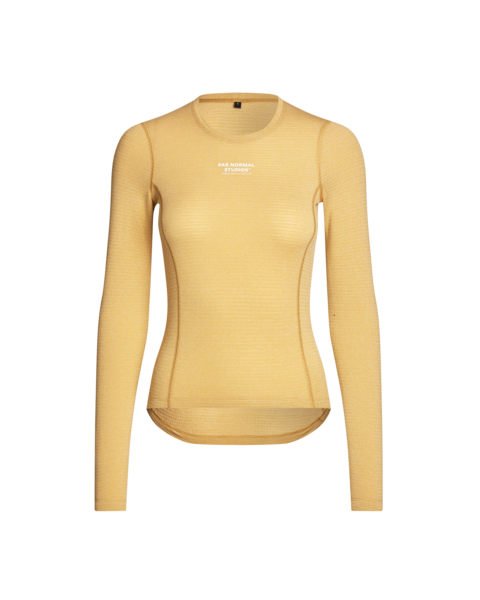 Pas Normal Studios Womens Thermal Long Sleeve Base Layer - Camel