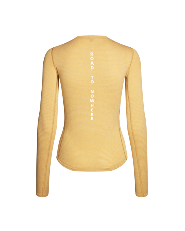Pas Normal Studios Womens Thermal S Long Sleeve Base Layer - Camel 
