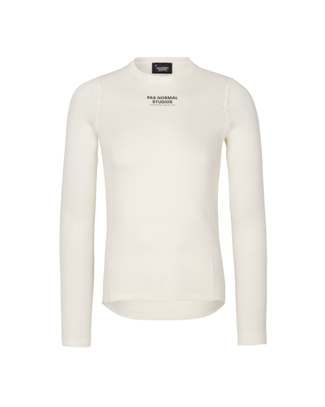 Pas Normal Studios Long Sleeve S Mid Base Layer - Off White 