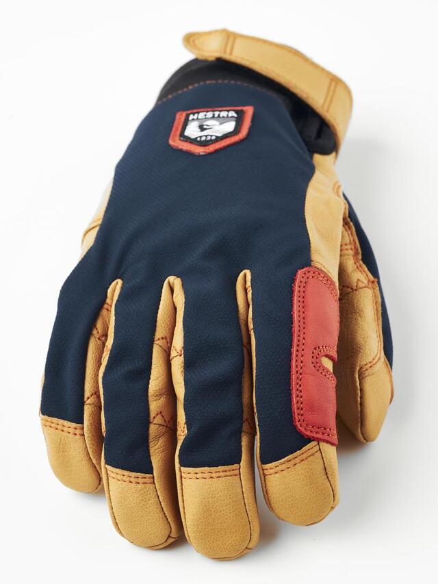 Hestra Ergo Grip Active - 5 Finger 10 Navy/Natural Brown 