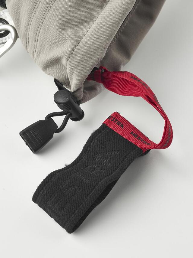 Hestra Army Leather Heli Ski - Mitt 8 Khaki 