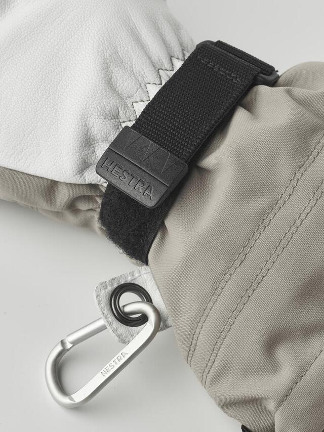Hestra Army Leather Heli Ski - Mitt 8 Khaki 