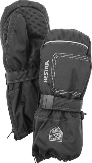 Hestra Baby Zip Long - Mitt Black/Black