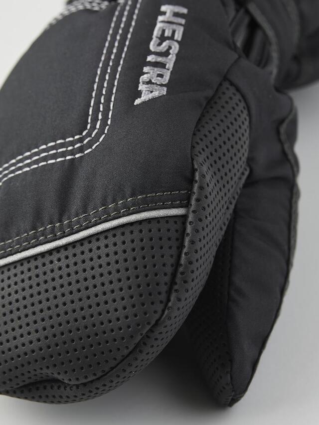Hestra Baby Zip Long - Mitt 3 Black/Black 